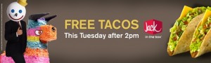 Free Tacos Jack in the Box
