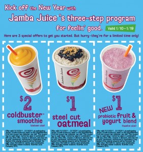 Jamba Juice Coupons 2011