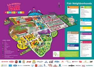 Los Angeles Fair 2011 map