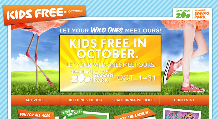 October free kids admission