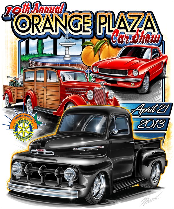 Orange Plaza Car show